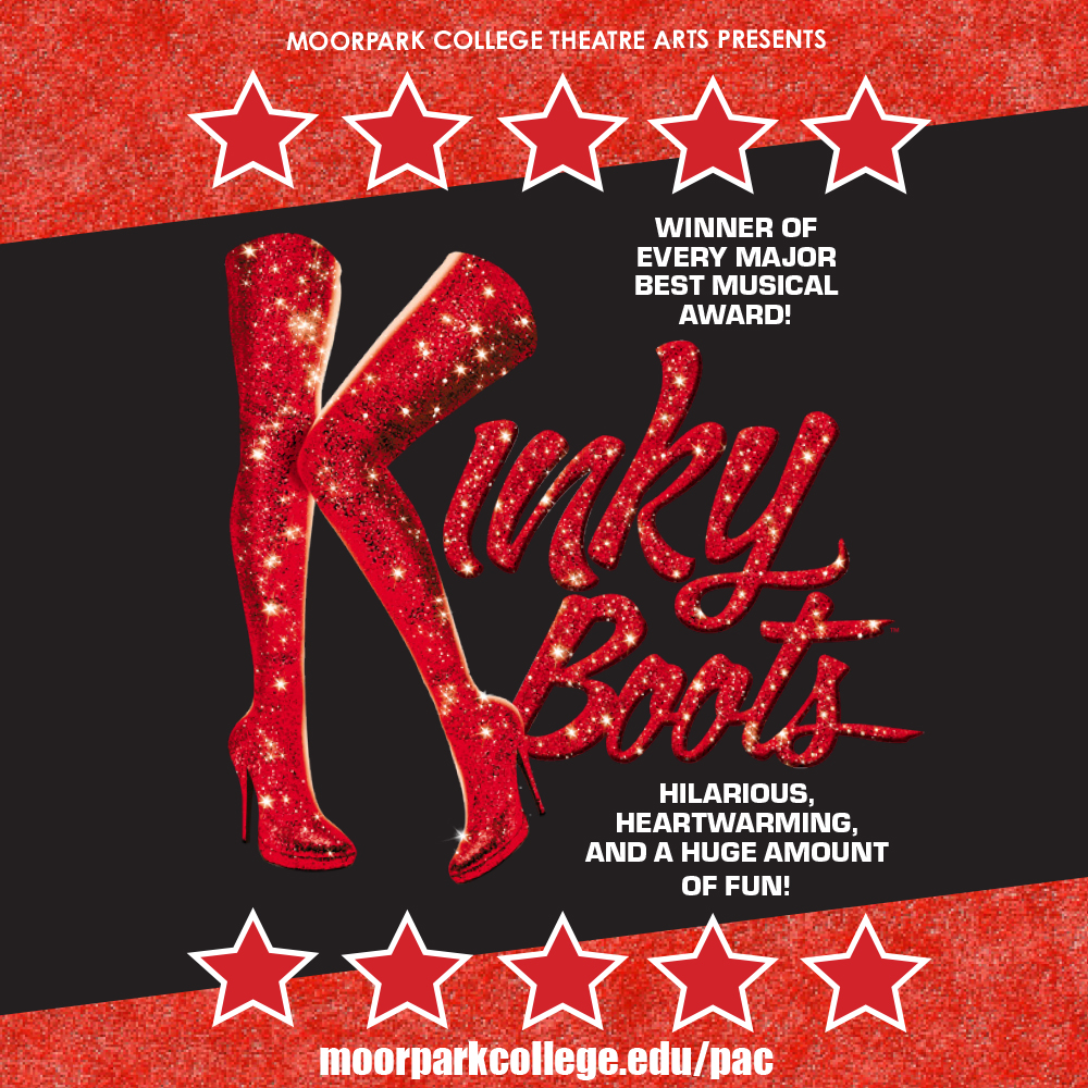 kinky boots logo in red and black