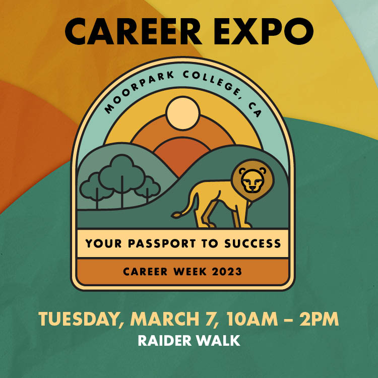 Career Expo Illustration with Lion