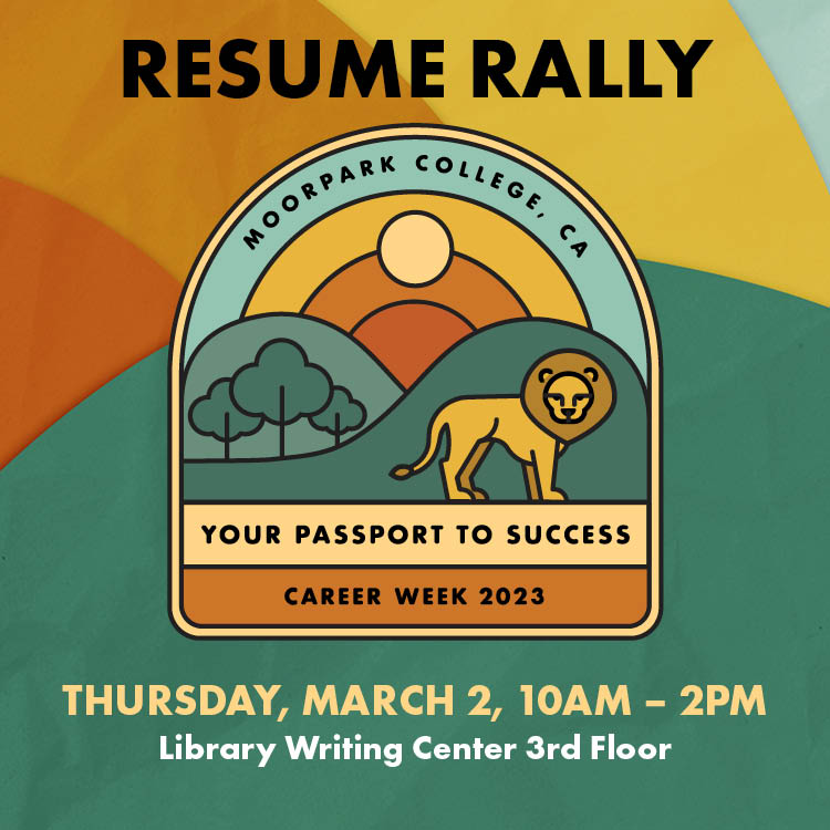 Resume Rally colored logo with lion