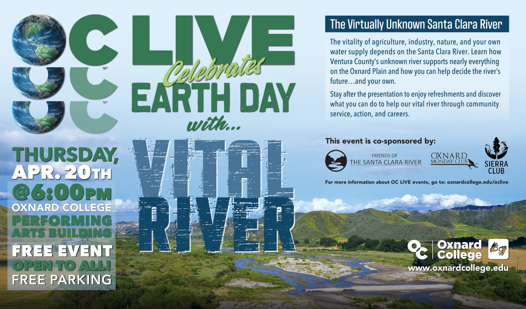 OC LIVE Presents “Vital River: The Virtually Unknown Santa Clara River”