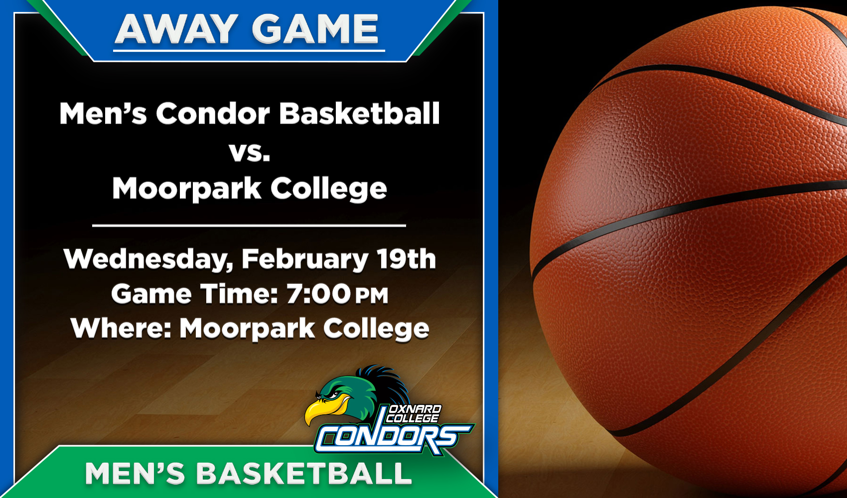 OC Men’s Basketball vs. Moorpark College