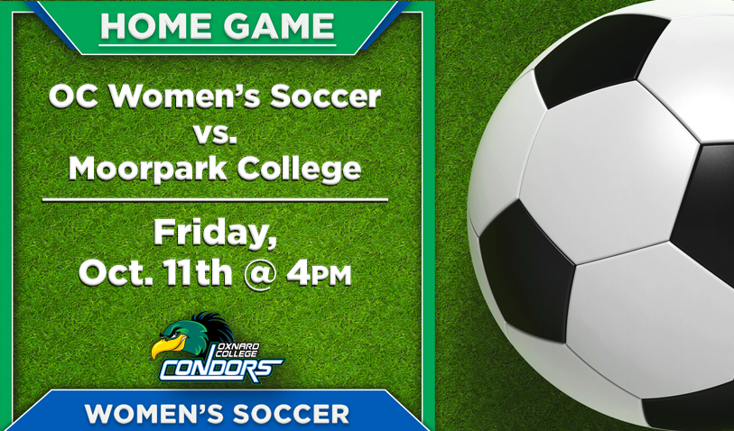 OC Women’s Soccer (Home Game) vs. Moorpark College