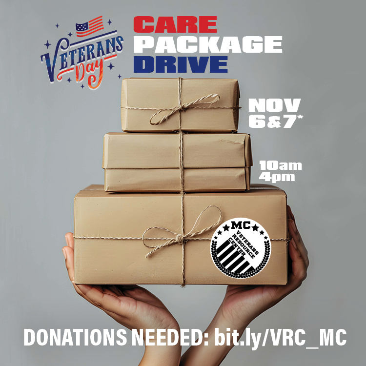 Veterans Care Package Drive Nov 6&amp;amp;7