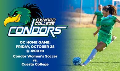 OC Women’s Soccer (Home Game) vs. Cuesta College