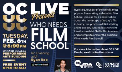 Who Needs Film School? An evening with Ryan Koo
