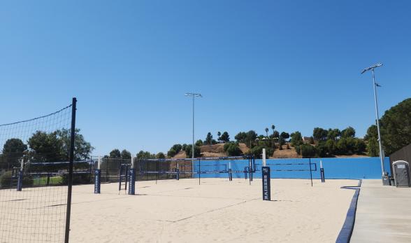 Moorpark College Beach Volleyball Stadium courts